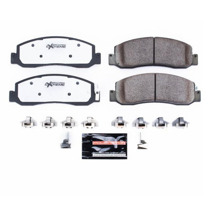 Power Stop 08-11 Ford F-250 Super Duty Front Z36 Pastilhas de freio para caminhão e reboque com ferragens