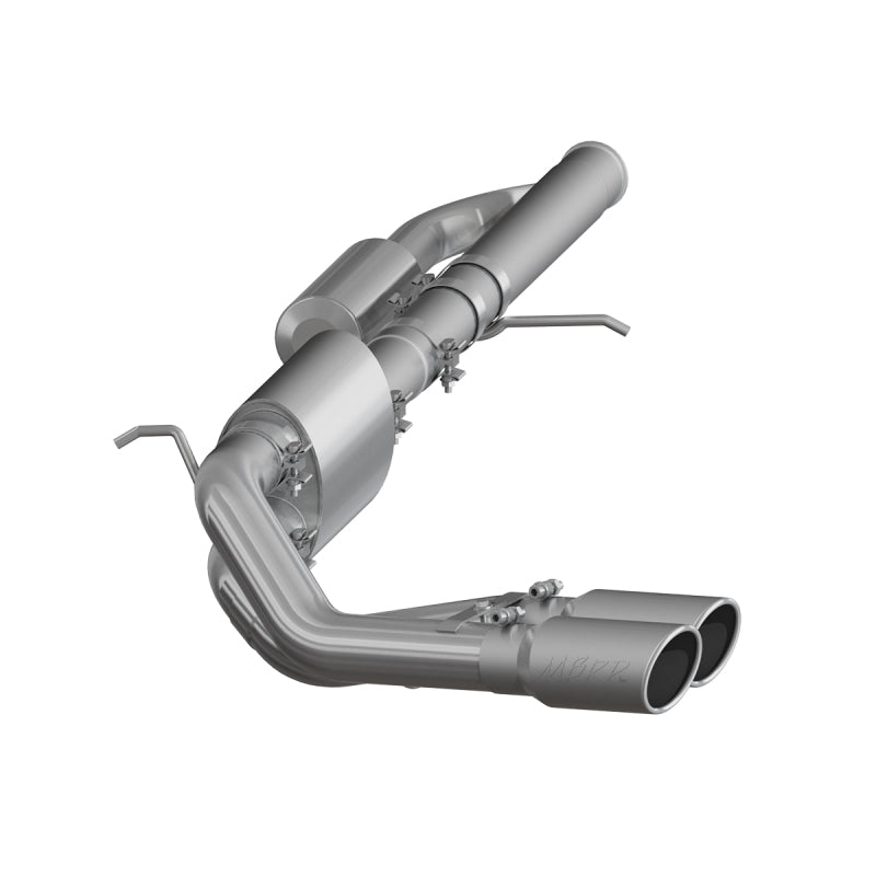 MBRP 09+ Chevrolet Silverado 1500 3in Cat Back Pre-Eje doble salida con punta de 4in - T304