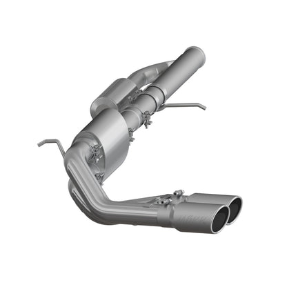 MBRP 09+ Chevrolet Silverado 1500 3in Cat Back Pre-Eje doble salida con punta de 4in - T304