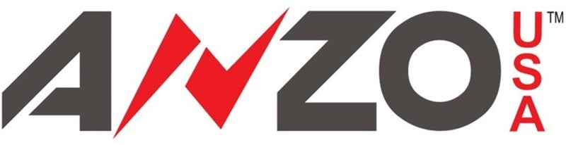 Projetor ANZO 2016-2019 Gmc Sierra 1500 Farol estilo prancha preto com sinal âmbar sequencial
