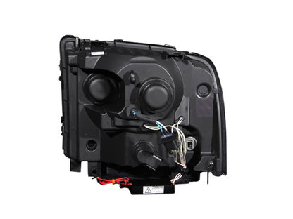 ANZO 2005-2007 Ford Excursion Projector Faróis com halo cromado com faixa de LED (CCFL) 1 unidade
