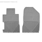 WeatherTech 06-11 Honda Civic Coupe / Si Coupe Front Rubber Mats - Grey