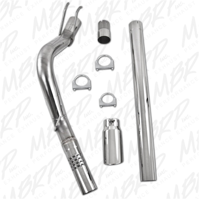 MBRP 2008-2009 Ford F250/350/450 6.4 L Filtro trasero de un solo lado