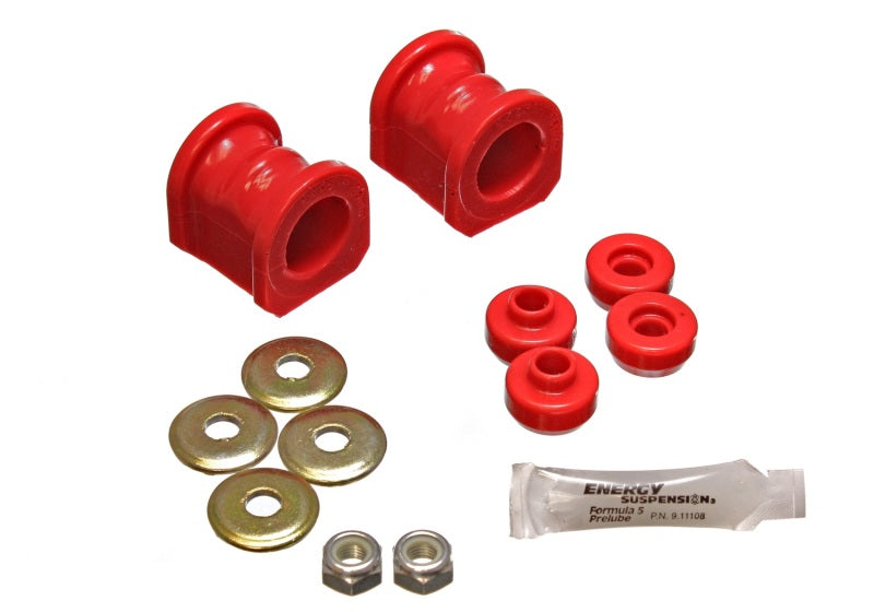 Energy Suspension 91-94-Nissan Sentra/NX1600/2000 Red 27mm Front Sway Bar Frame Buchas (Sway bar e