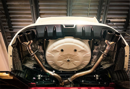 MBRP 15-19 Subaru WRX 2.0L/STI 2.5L 3 pol. Saída traseira dupla dividida com ponteiras de 3,5 pol. - T304 (versão de rua)