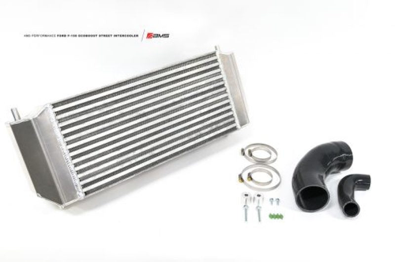 AMS Performance 2015+ Ford F-150 2.7L/3.5L / 17-19 Ford Raptor 3.5L 5.5in Intercooler de espesor actualizado