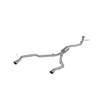 MBRP 21-22 Honda Ridgeline T304 Aço Inoxidável Cat-Back de 2,5 polegadas - Saída Traseira Dividida Dupla