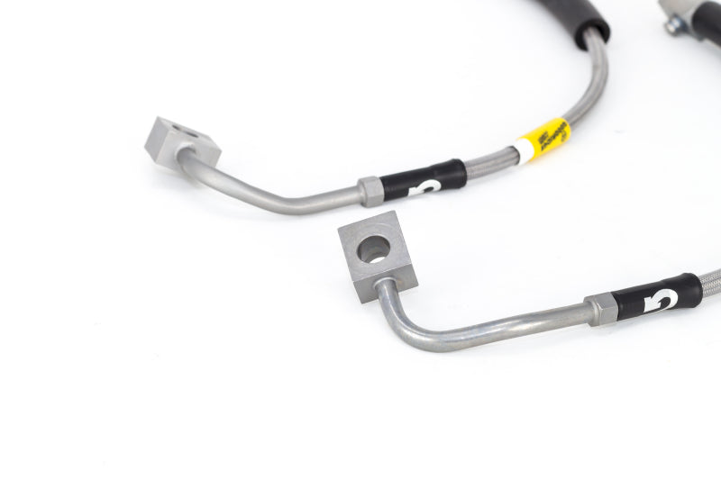 Linhas de freio de aço inoxidável Goodridge 2015 Ford Mustang todos os modelos