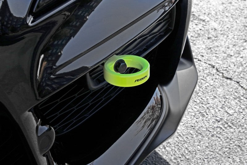 Kit de Gancho de Reboque Perrin 2020 Toyota Supra (Frente) - Amarelo Neon