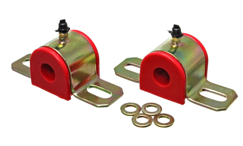 Energy Suspension All Non-Spec Vehicle Red 23mm Cojinetes de barra estabilizadora delantera