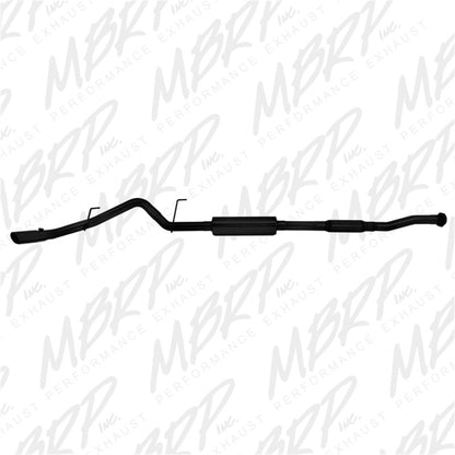 MBRP 11-14 Ford F150 3in Cat Back Sistema de escape con revestimiento negro de salida de un solo lado