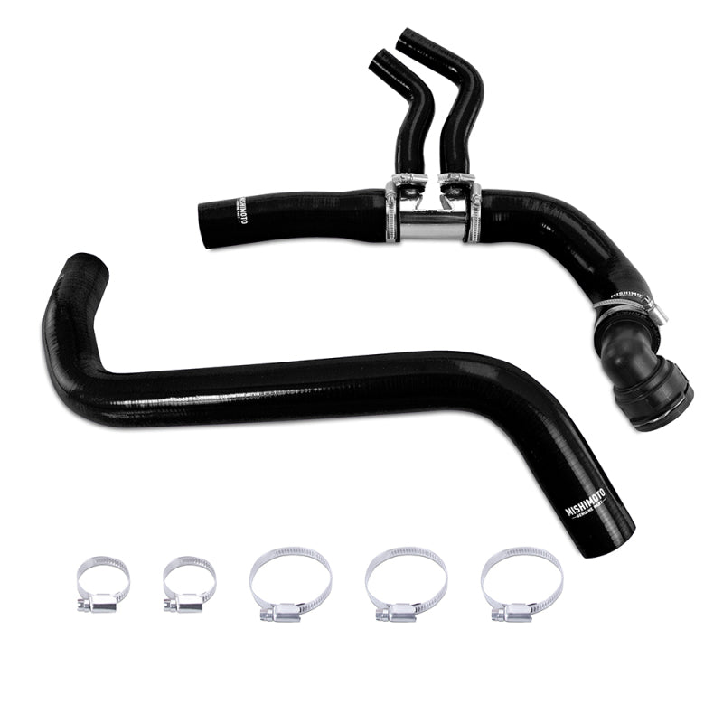 Mishimoto 11-14 Ford F-150 3.5L EcoBoost / 2.7L V6 Kit de manguera de refrigerante de silicona - Negro