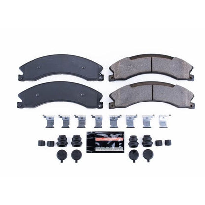 Power Stop 12-19 Chevrolet Silverado 2500 HD Pastillas de freno delanteras o traseras Z23 Evolution Sport con hardware