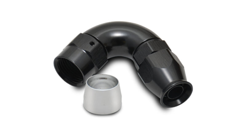 Encaixe de extremidade de mangueira vibrante -6AN de 120 graus para mangueira revestida de PTFE