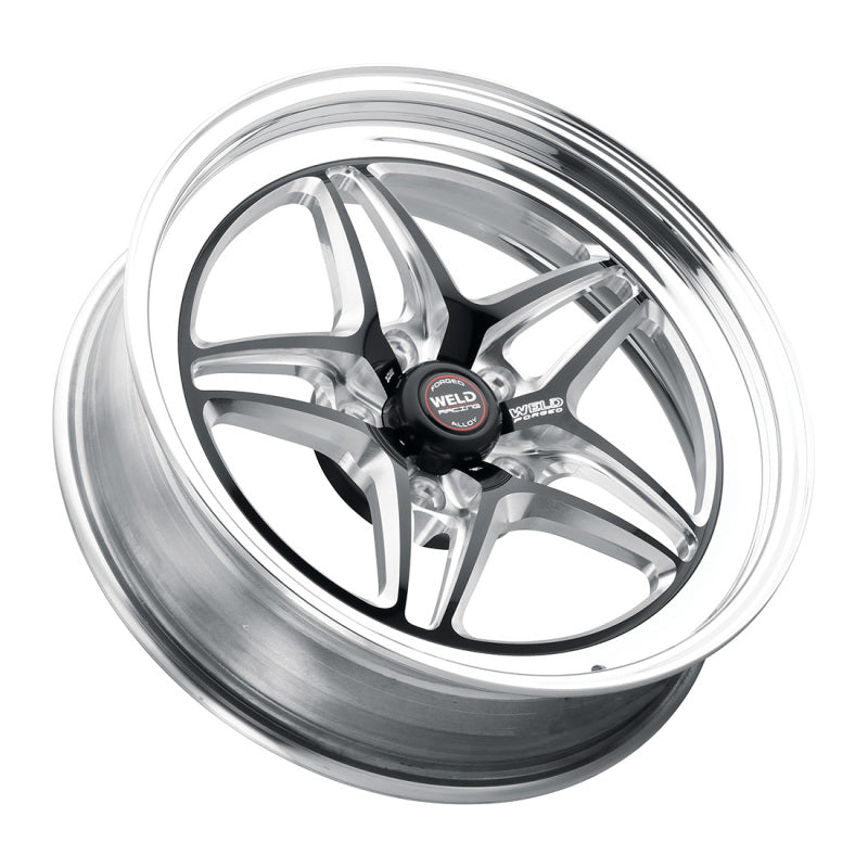 Weld S81 20x11 / 5x115 BP / 5.8in BS Black Wheel (High Pad) - Non-Beadlock