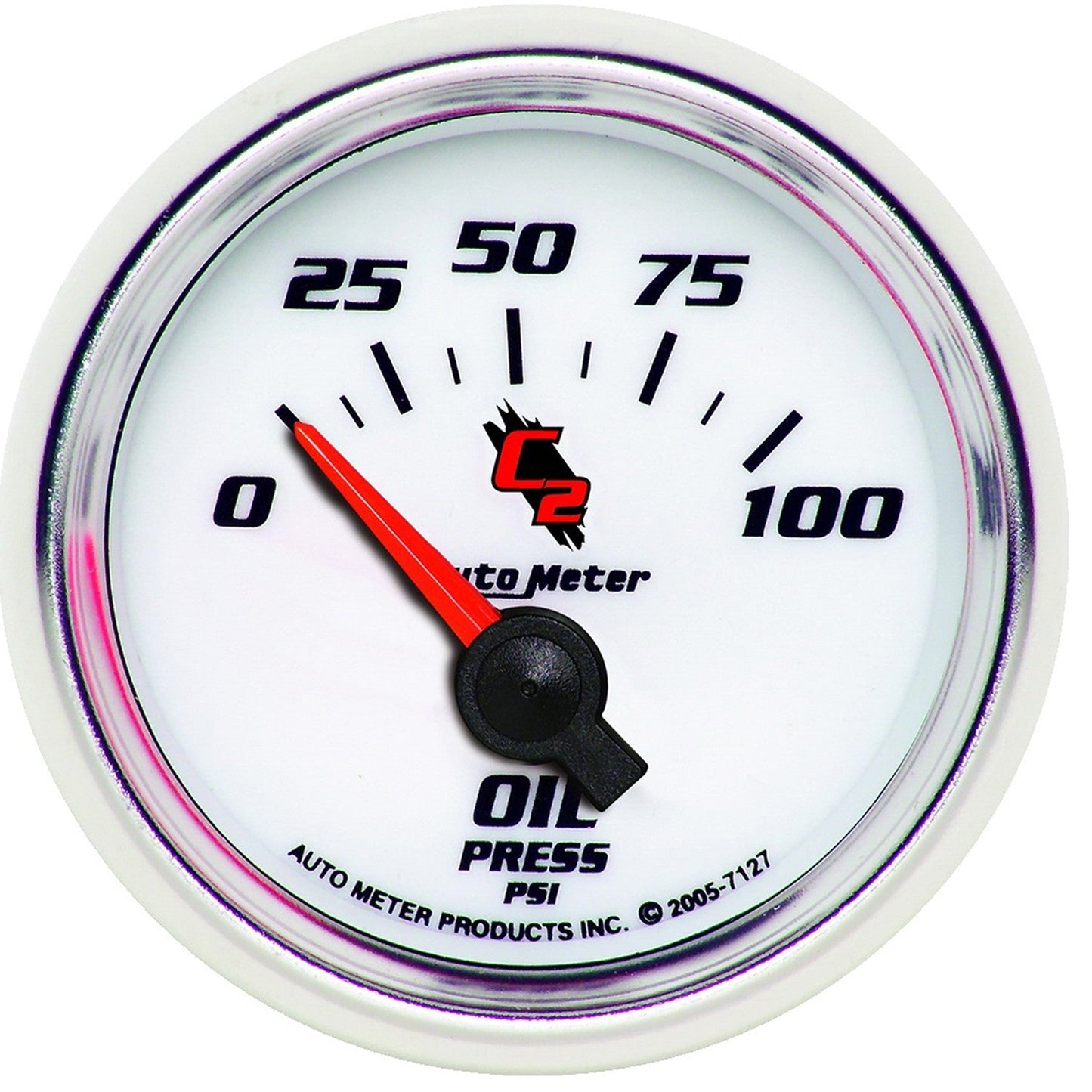 AutoMeter - 2-1/16" OIL PRESSURE 0-100 PSI AIR-CORE C2 (7127)