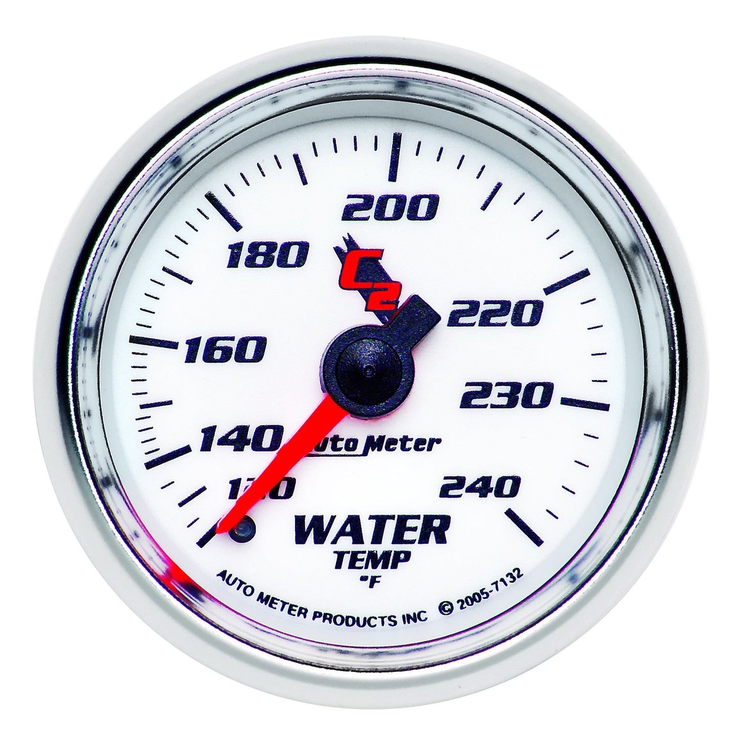 AutoMeter - 2-1/16" WATER TEMPERATURE, 120-240 °F, 6 FT., MECHANICAL, C2 (7132)