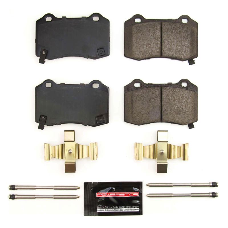 Pastilhas de freio esportivas Power Stop 18-21 Jeep Grand Cherokee Z23 Evolution com hardware