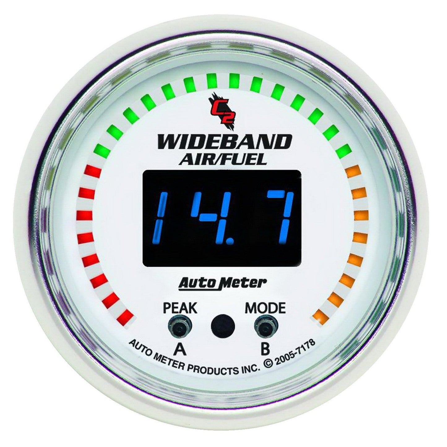 AutoMeter - 2-1/16" WIDEBAND PRO AIR/FUEL RATIO 6:1-20:1 AFR C2 (7178)