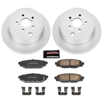 Power Stop 13-16 Subaru BRZ Trasero Z17 Evolution Geomet Kit de Freno Revestido