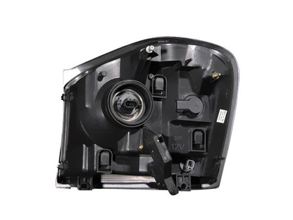 ANZO 2004-2006 Dodge Durango Cristal Faróis Preto