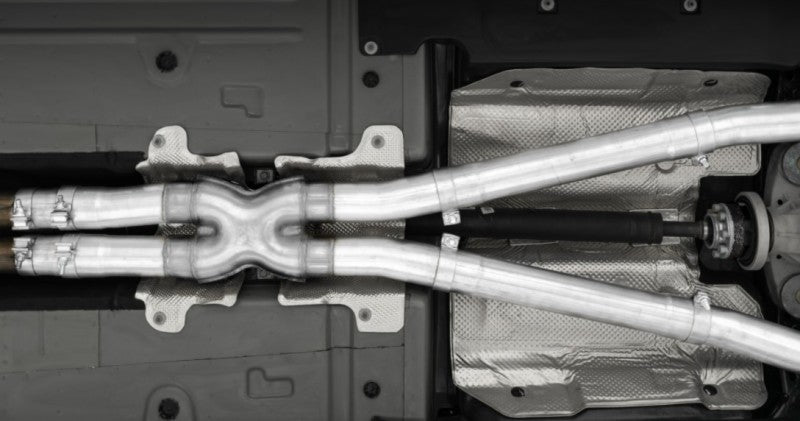 MBRP 15-Up Challenger 5.7 / 17-Up 6.2L/6.4L 3in Race Series Cat-Back con puntas cuádruples T304 Escape