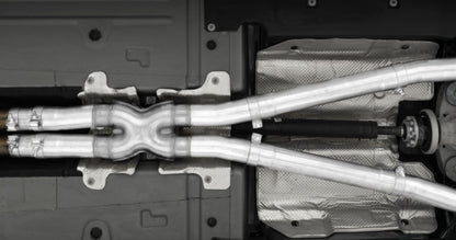 MBRP 15-Up Challenger 5.7 / 17-Up 6.2L/6.4L 3in Race Series Cat-Back con puntas cuádruples T304 Escape