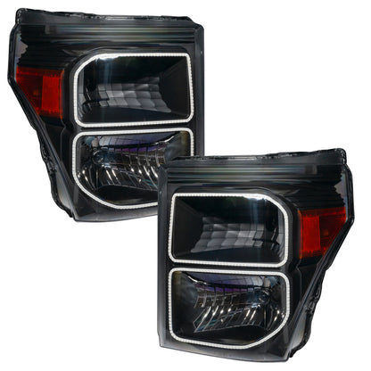 Oracle 11-16 Ford F250/350 LED HL - Black - White