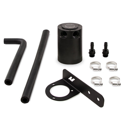 Mishimoto 2016+ Honda Civic 1.5L Turbo Baffled Oil Catch Can Kit - Preto (lado PCV)