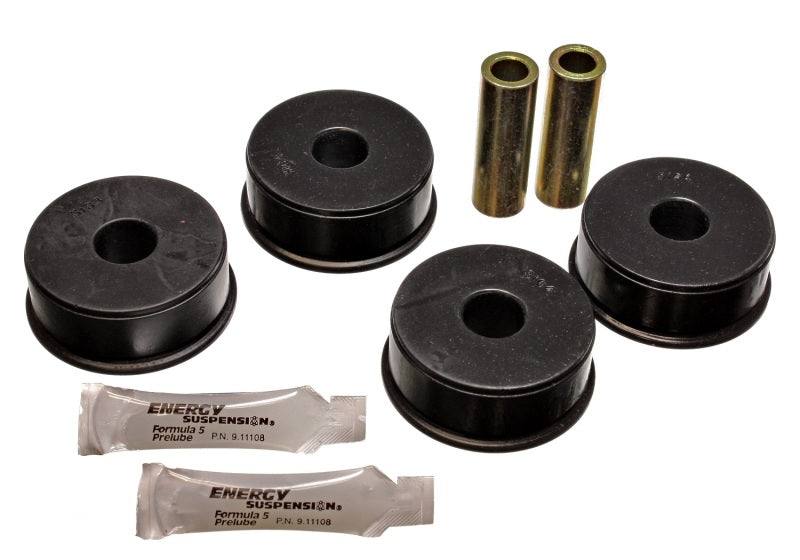 Energy Suspension 90-94 Mitsubishi Eclipse FWD Juego de bujes de brazo de control trasero negro