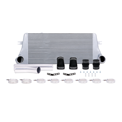 Mishimoto 94-02 Dodge Ram 2500 5.9L Cummins Intercooler Kit com Tubos (Prata)