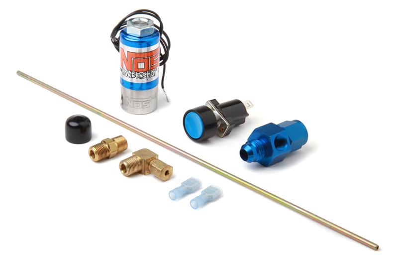 Nitrous Oxide System - NOS Nitrous Purge Valve Kit -6 AN Line [Blue Finish] (16032NOS)
