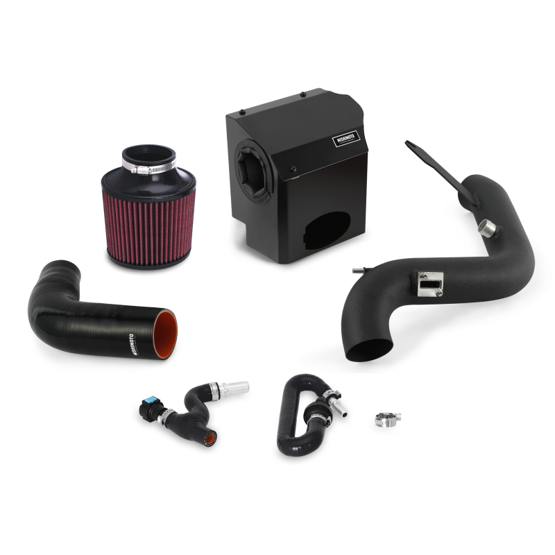 Mishimoto 2016 Ford Fiesta ST 1.6L Performance Kit de admisión de aire - Negro arrugado