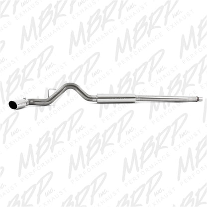 MBRP 11-13 Ford F-250/350/450 6.2L V8 Gas 4in Cat Back Single Side T409 Sistema de escape