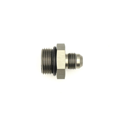 Adaptador DeatschWerks 10AN ORB Macho para 6AN Macho Flare (Incl O-Ring) - Anodizado Preto Fosco