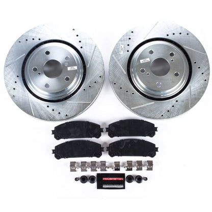 Power Stop 15-17 Lexus NX200t Kit de freno delantero Z23 Evolution Sport