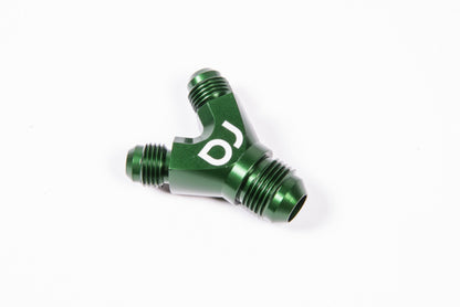 Radium Engineering Dual 6AN a 8AN Y-Adapter Block Fitting