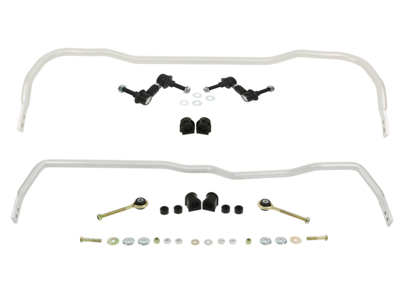 Whiteline 90-93 Nissan Skyline R32 GTR GTS-4 AWD Kit de montaje de barra estabilizadora delantera y trasera