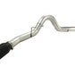 aFe MACHForce XP 5in DPF-Back Stainless Steel Exhaust , Blk, Ford Diesel Trucks 11-14 V8-6.7L td