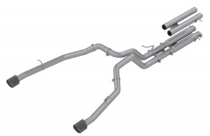 MBRP 2021 Ram TRX 6.2 S/C 3in Catback Puntas de fibra de carbono traseras dobles (Carrera) - T304