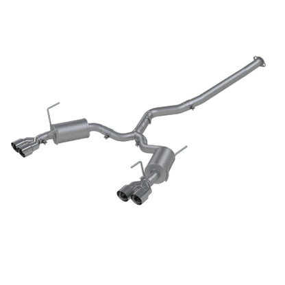 MBRP 15-19 Subaru WRX 2.0L/STI 2.5L 3 pol. Saída traseira dupla dividida com ponteiras de 3,5 pol. - T304 (versão de rua)