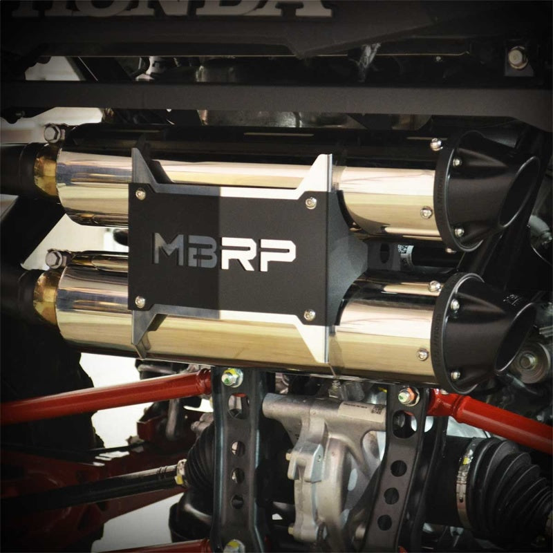 MBRP 19-20 Honda Talon Sistema de escape doble deslizable con silenciador de rendimiento