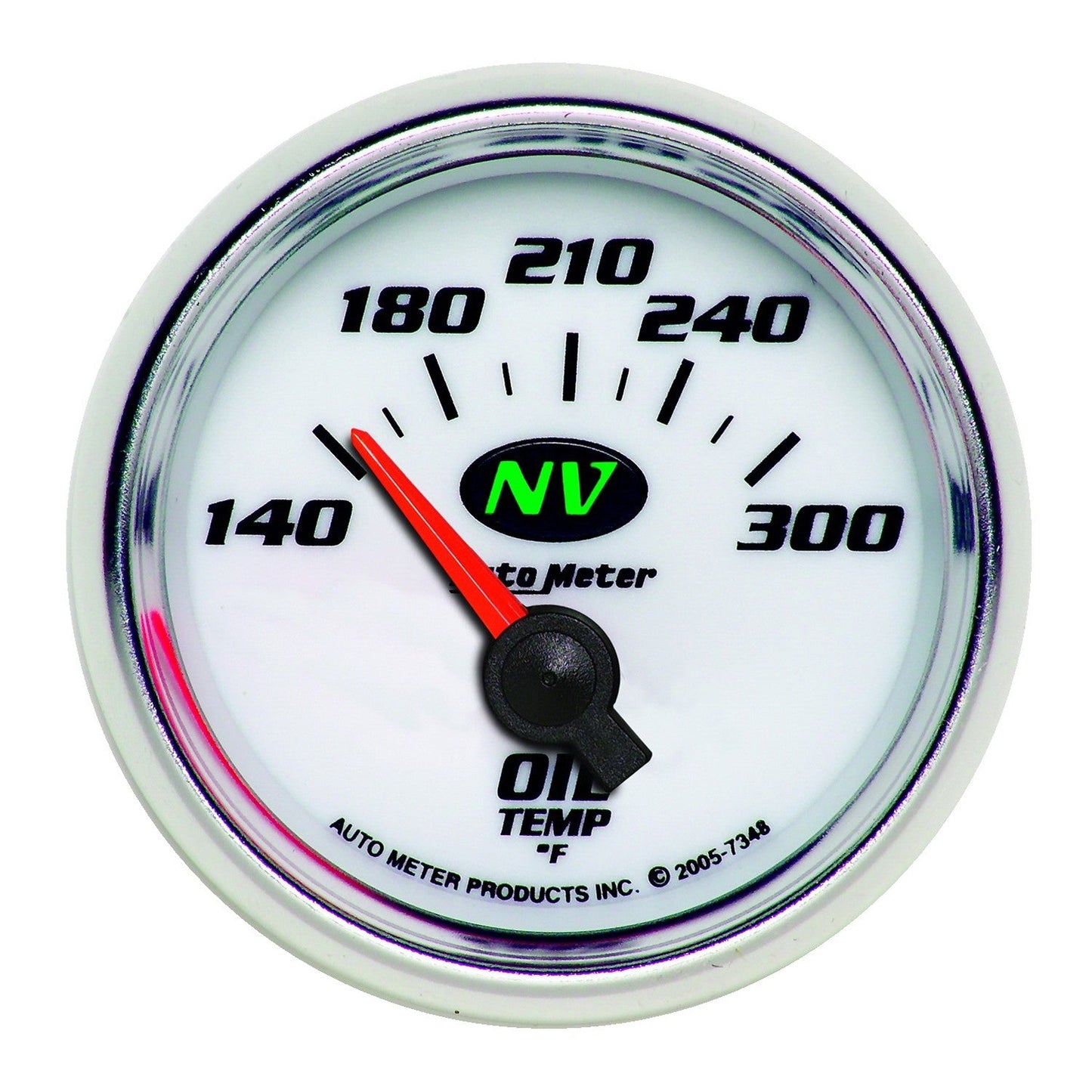 AutoMeter - 2-1/16" OIL TEMPERATURE, 140-300 °F, AIR-CORE, NV (7348)