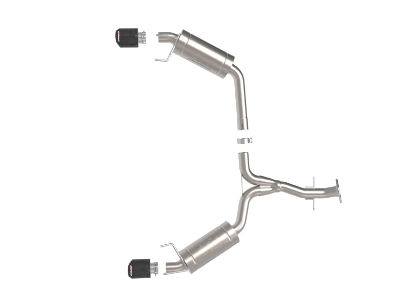 aFe POWER Takeda 06-13 Lexus IS250/IS350 SS Escape con eje trasero con puntas de carbono