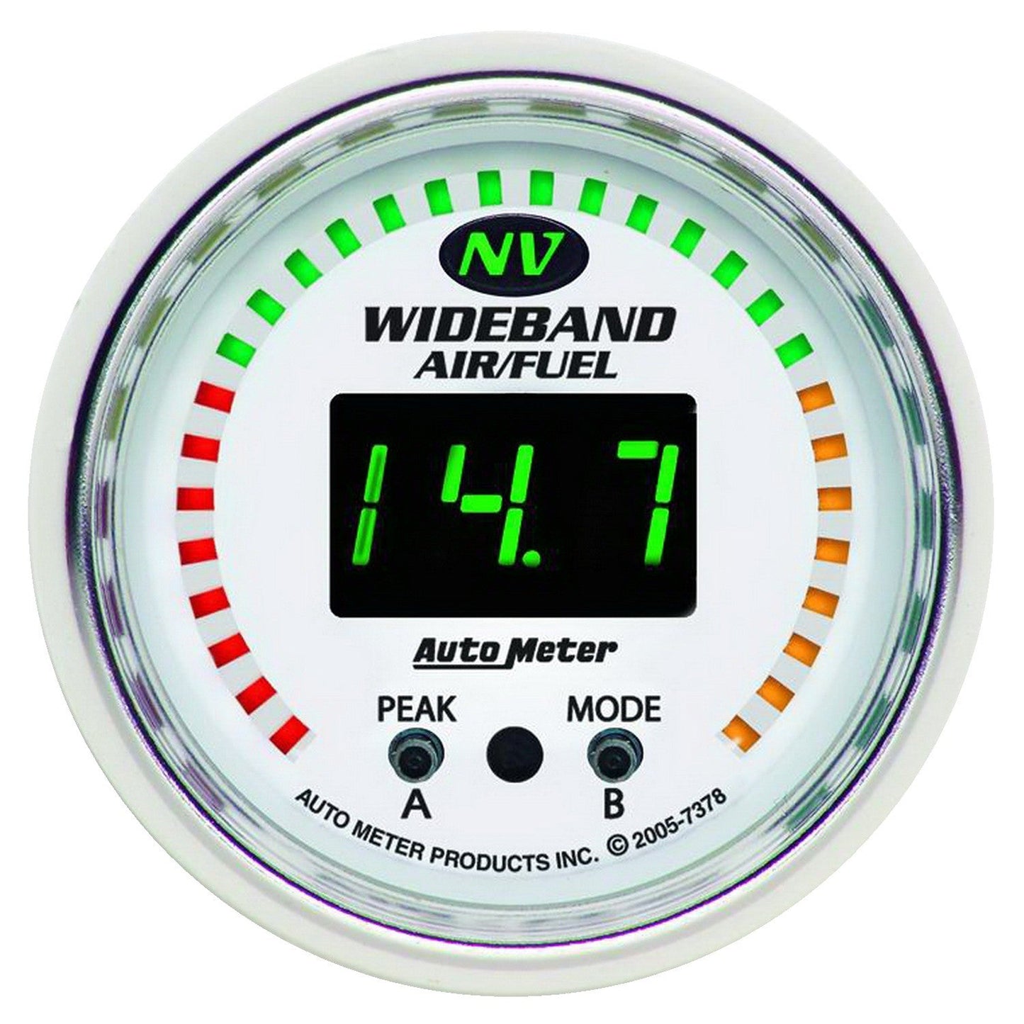 AutoMeter - 2-1/16" WIDEBAND PRO AIR/FUEL RATIO, 6:1-20:1 AFR, NV (7378)