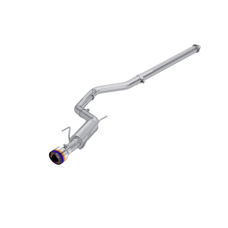 MBRP 2022 Subaru WRX 2.4L 3 pol Cat Back 5 pol OD com ponta queimada única - T304