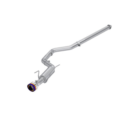 MBRP 2022 Subaru WRX 2.4L 3 pol Cat Back 5 pol OD com ponta queimada única - T304