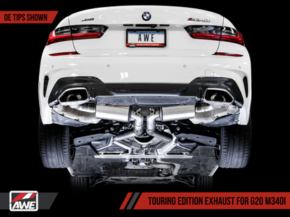 Escape AWE Tuning 2019+ BMW M340i (G20) Non-Resonated Touring Edition (use dicas OE)