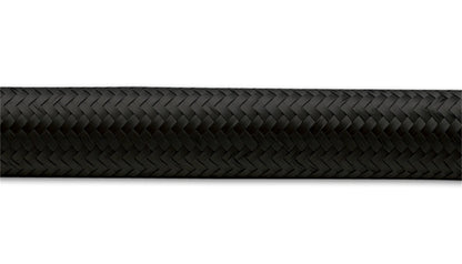 Vibrant -20 AN Black Nylon Braided Flex Hose (10 foot roll)