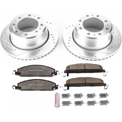 Power Stop 13-18 Ram 3500 Rear Z36 Truck &amp; Kit de freno de remolque